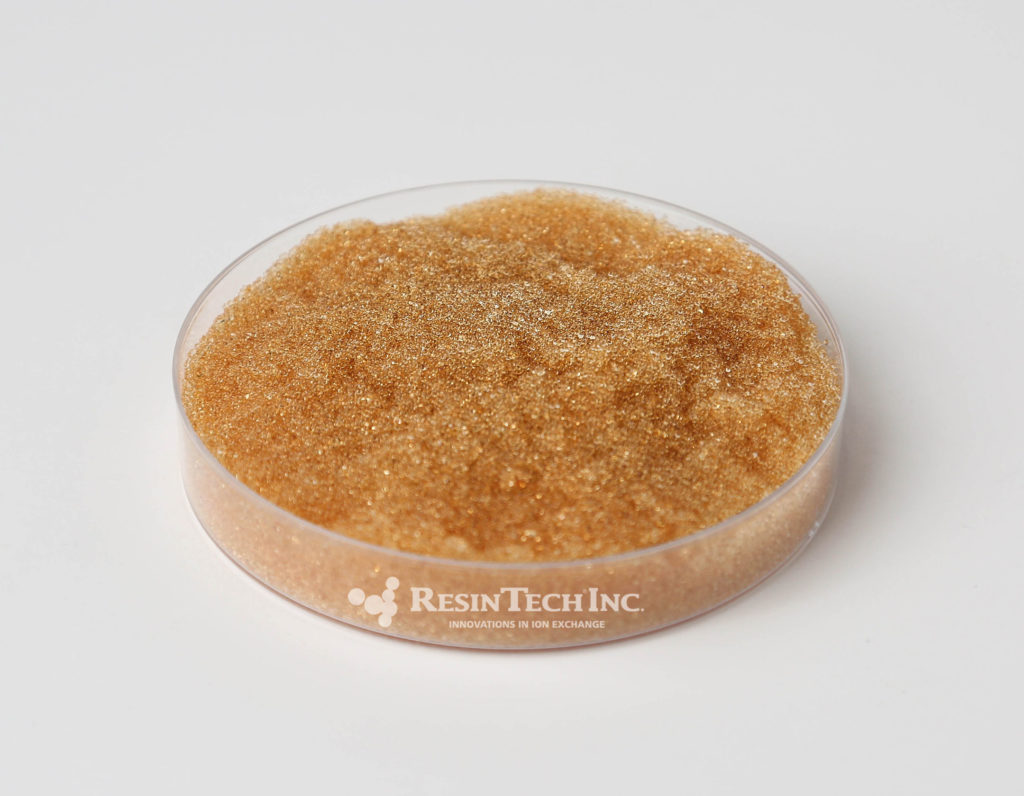 Resin filtration media